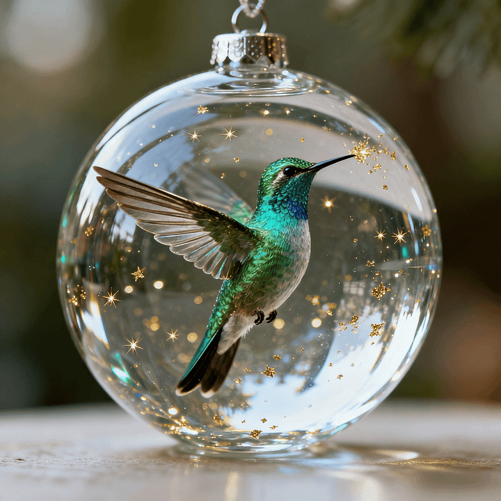 WinterWing | Collection of Glass Christmas Ornaments with Adorable Birds