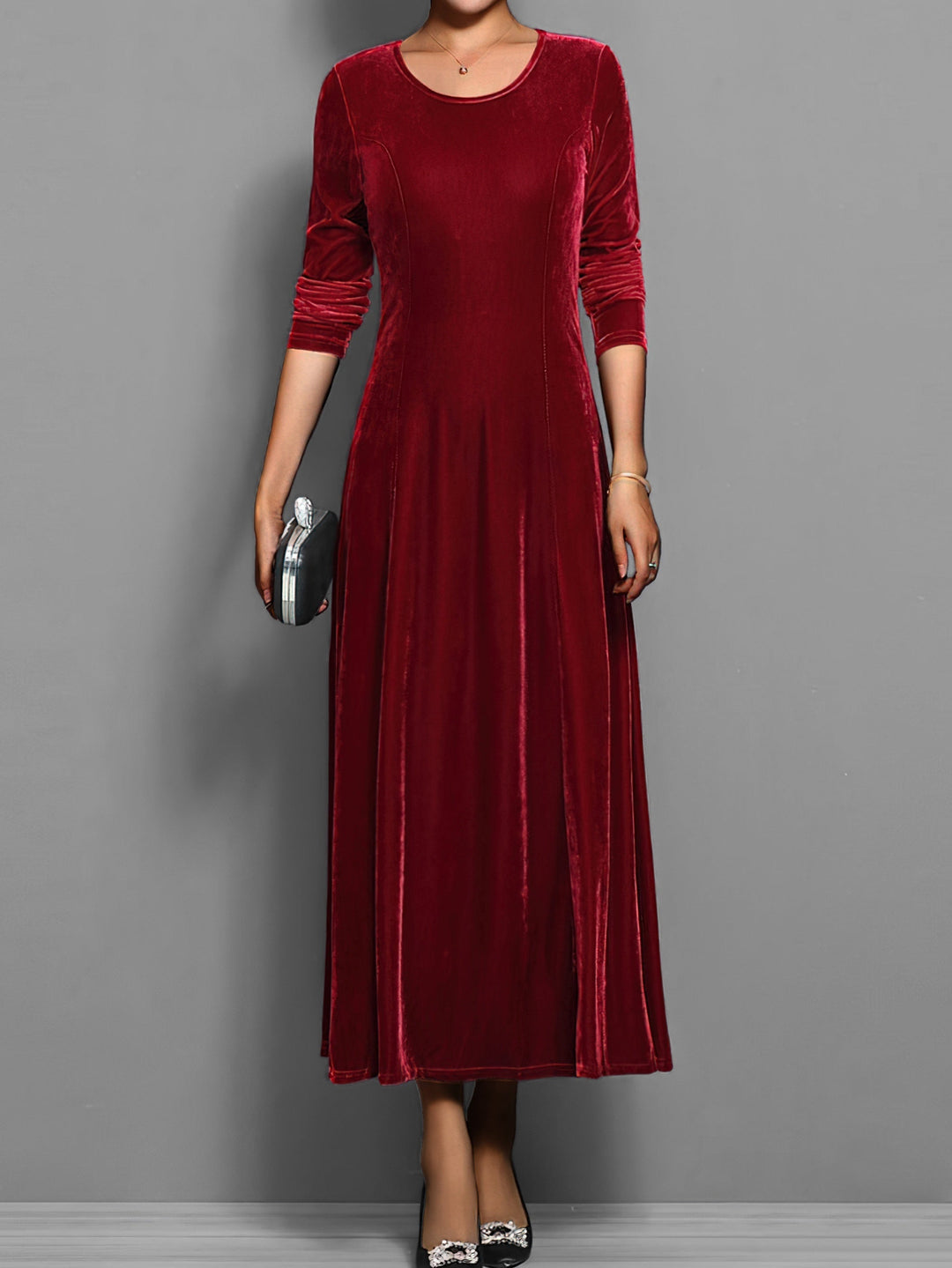 April | Soft Velvet Dress