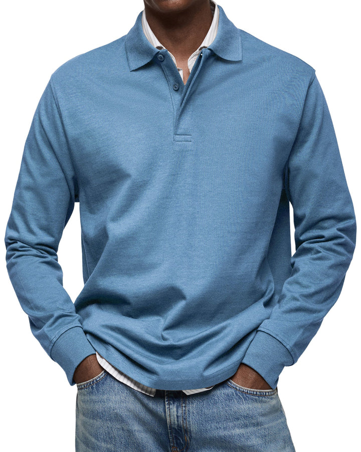 Alexandre™ | Long Sleeve Casual Polo