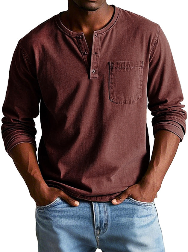 Thomas™ | Vintage Long Sleeve Shirt
