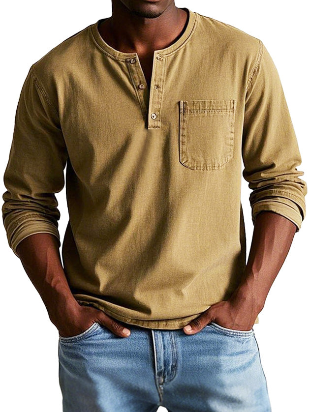 Thomas™ | Vintage Long Sleeve Shirt