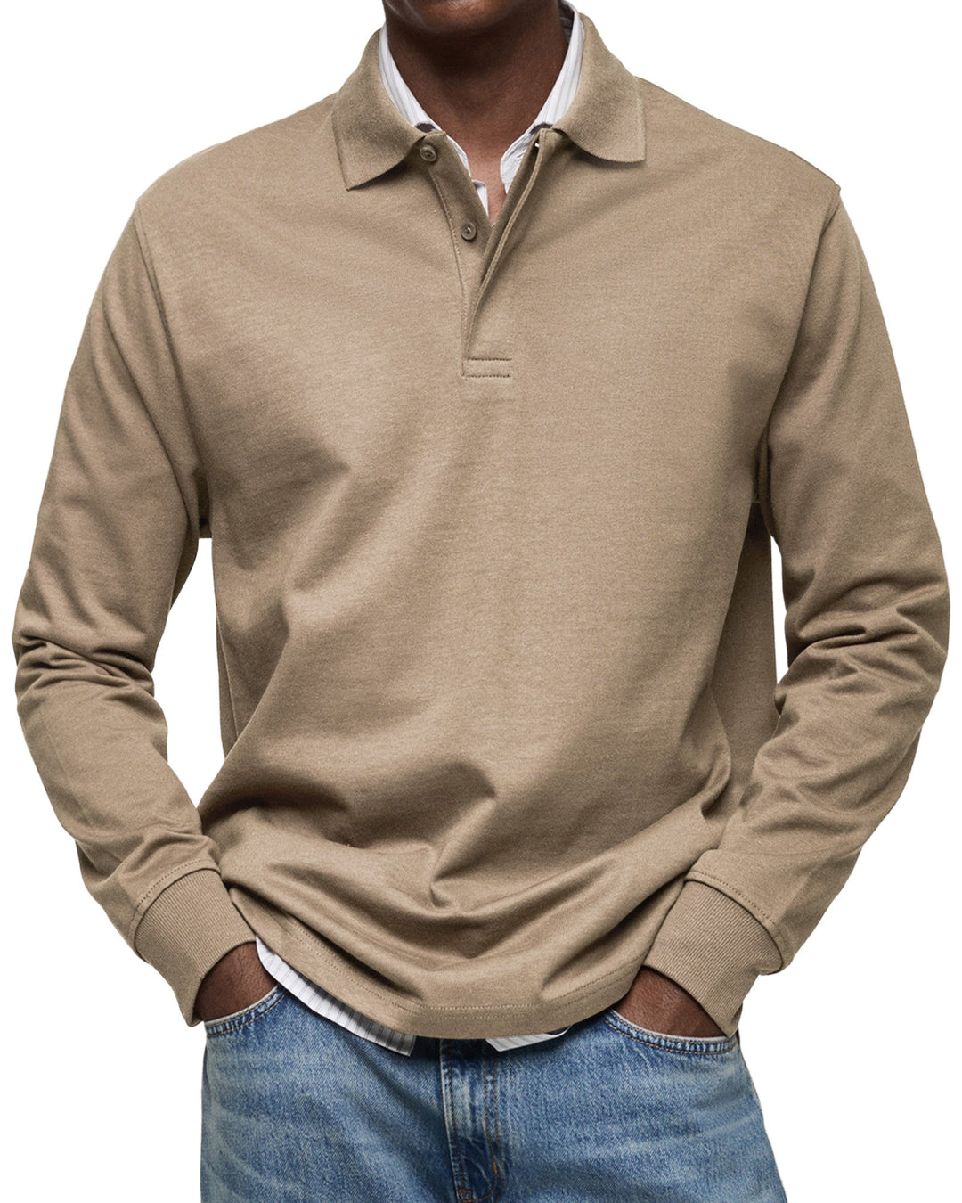 Alexandre™ | Long Sleeve Casual Polo