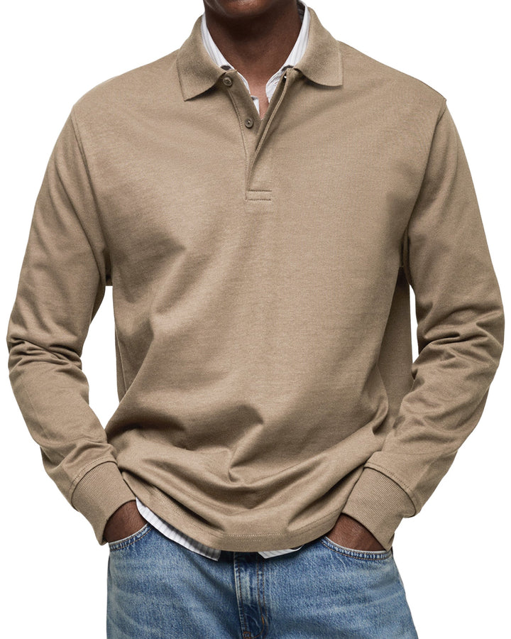 Alexandre™ | Long Sleeve Casual Polo
