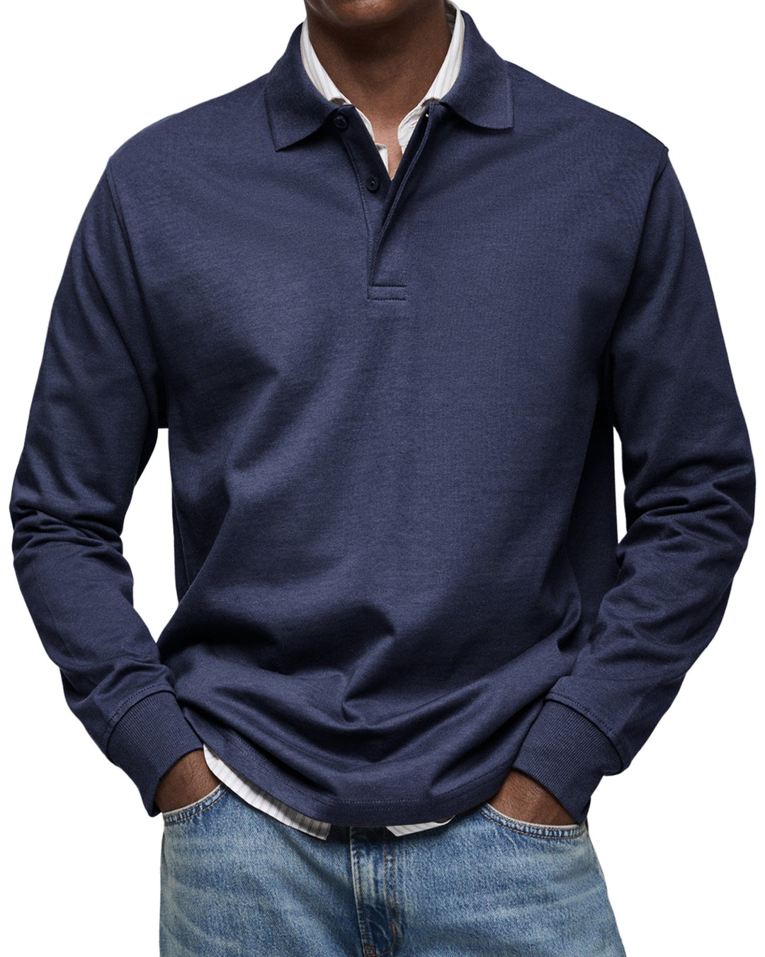 Alexandre™ | Long Sleeve Casual Polo