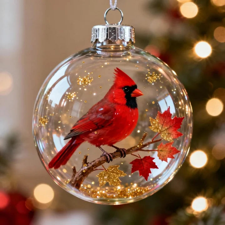 WinterWing | Collection of Glass Christmas Ornaments with Adorable Birds