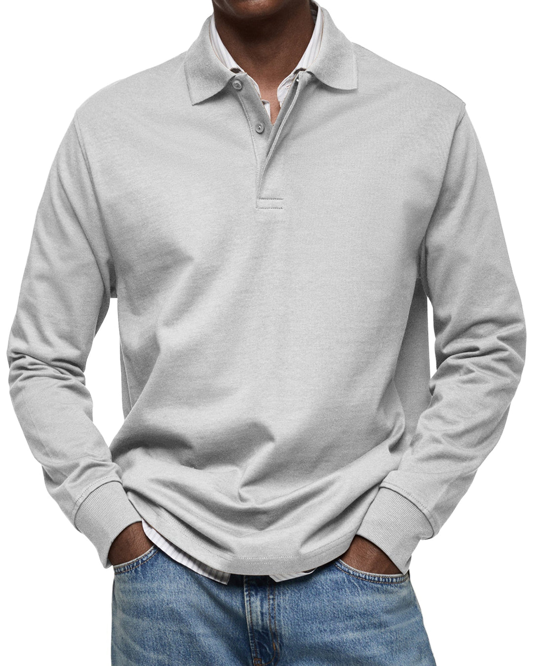 Alexandre™ | Long Sleeve Casual Polo