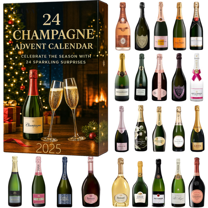 Champagne Countdown Calendar 2025 – 24 Days of Celebration and Pleasure 🥂🎄