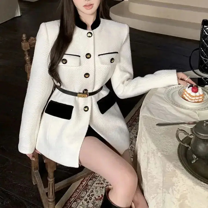 Vynsera™ | Elegant Office Jacket