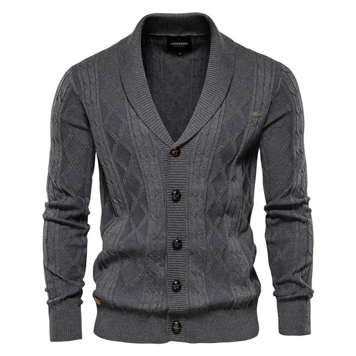 MIRAVO | Men's Cardigan with Button Placket