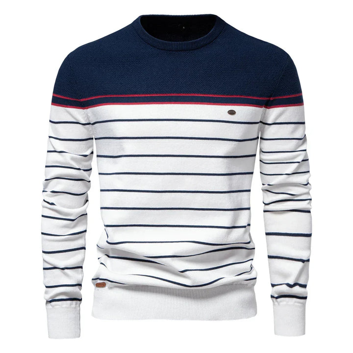 MIRAVO | Men's Sweater with Striped Pattern