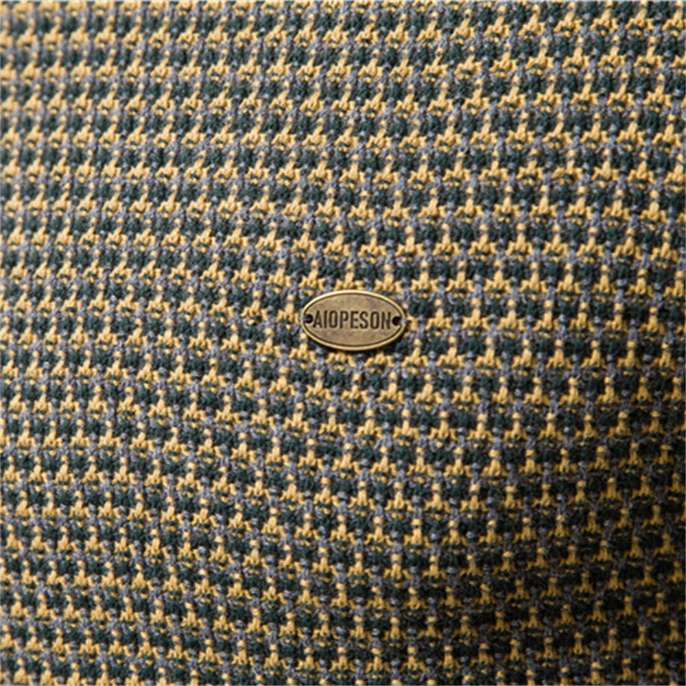 MIRAVO | Men's Sweater with Check Pattern