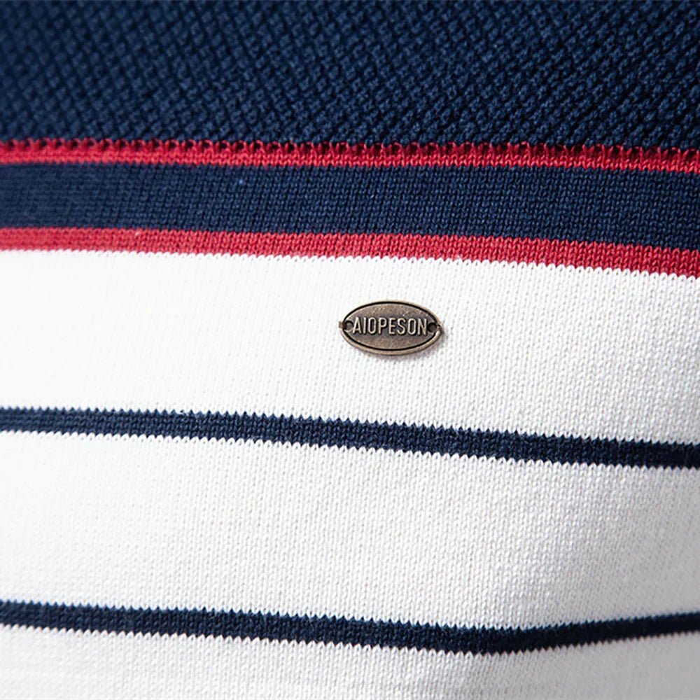 MIRAVO | Men's Sweater with Striped Pattern