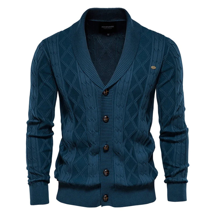 MIRAVO | Men's Cardigan with Button Placket