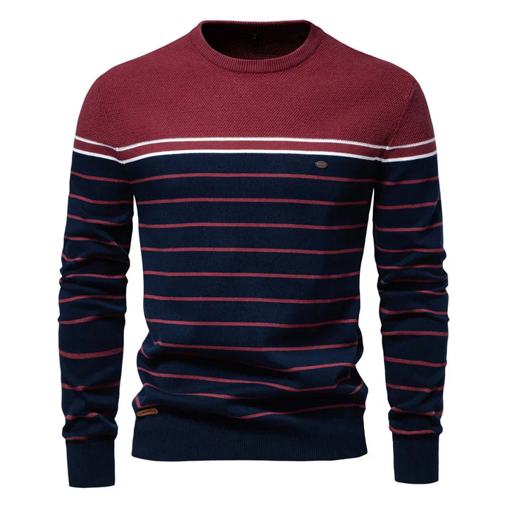 MIRAVO | Men's Sweater with Striped Pattern