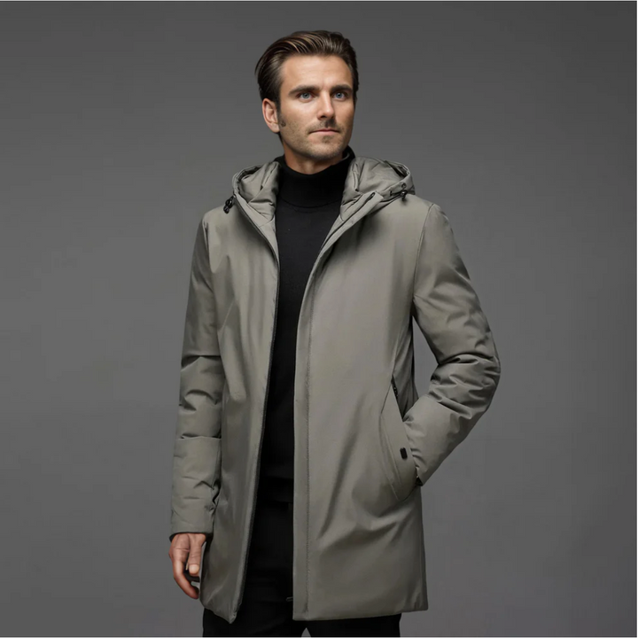 Vorentis™ | Elegant Winter Down Jacket with Hood