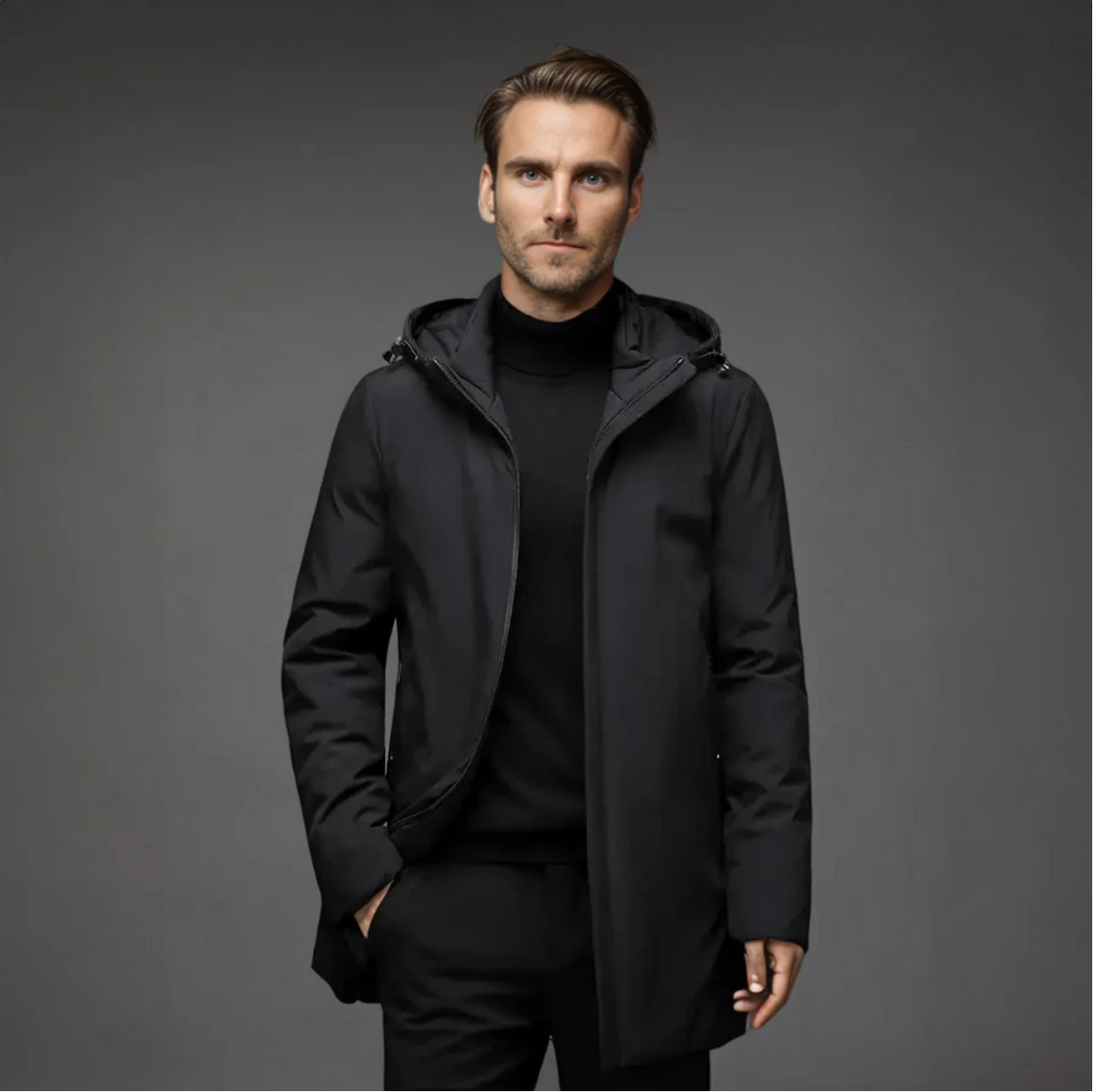 Vorentis™ | Elegant Winter Down Jacket with Hood
