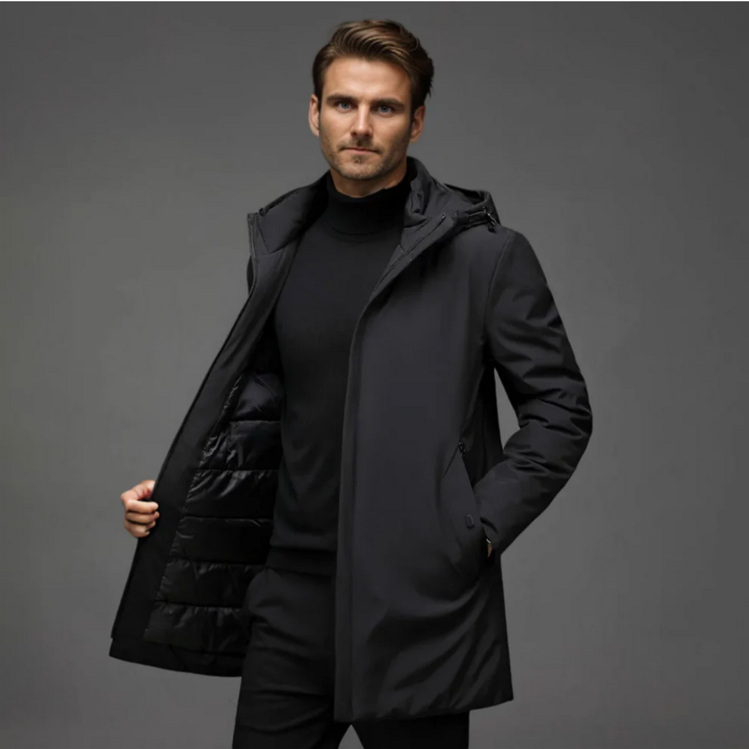 Vorentis™ | Elegant Winter Down Jacket with Hood