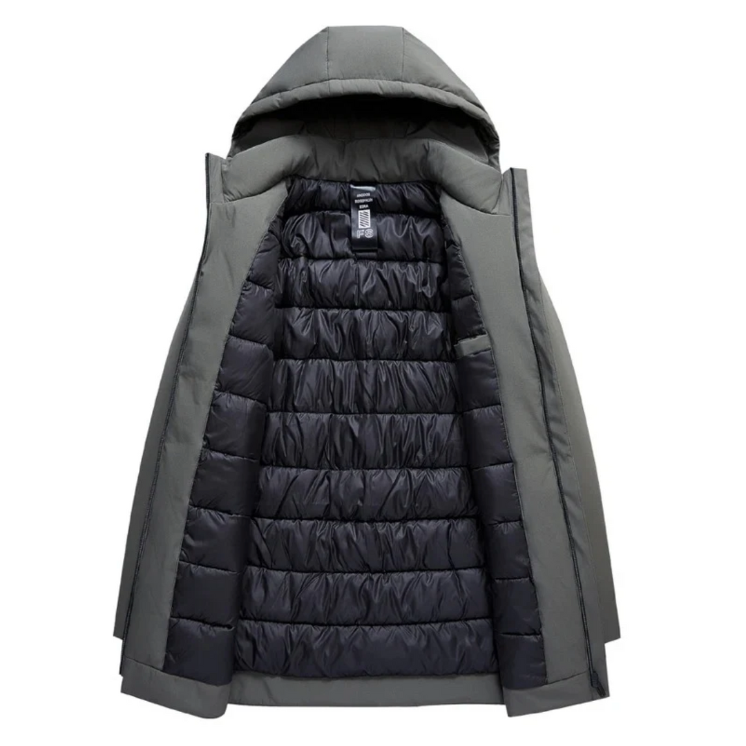 Vorentis™ | Elegant Winter Down Jacket with Hood