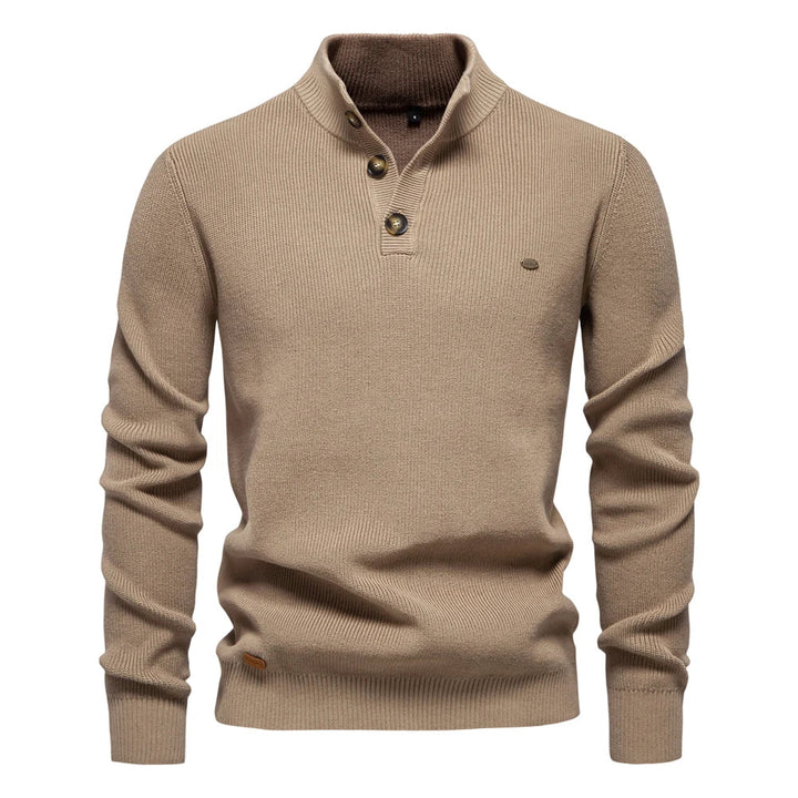MIRAVO | Men's Sweater with Button Design