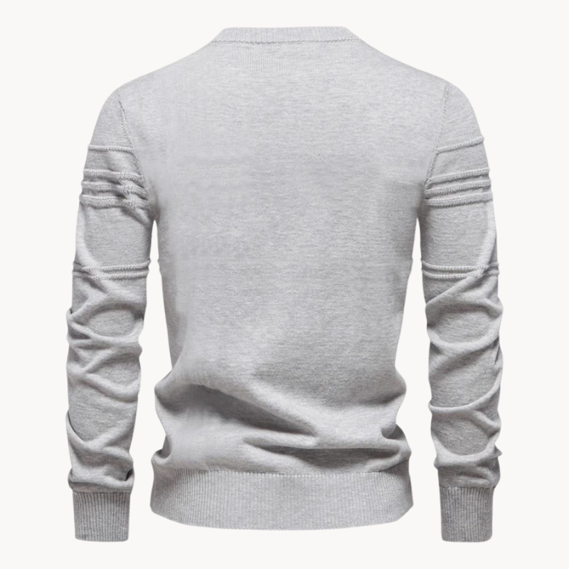 MIRAVO | Stylish Men's Sweater with Check Design