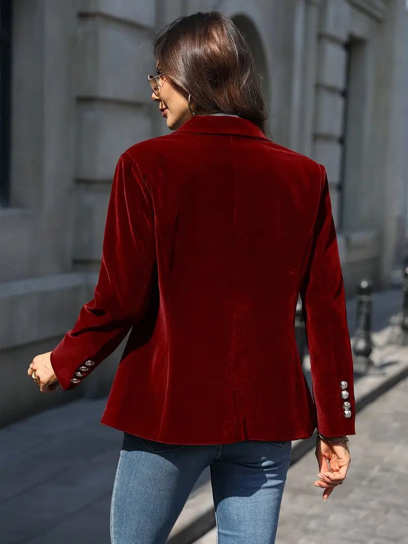 Isabella™ | Elegant velvet blazer