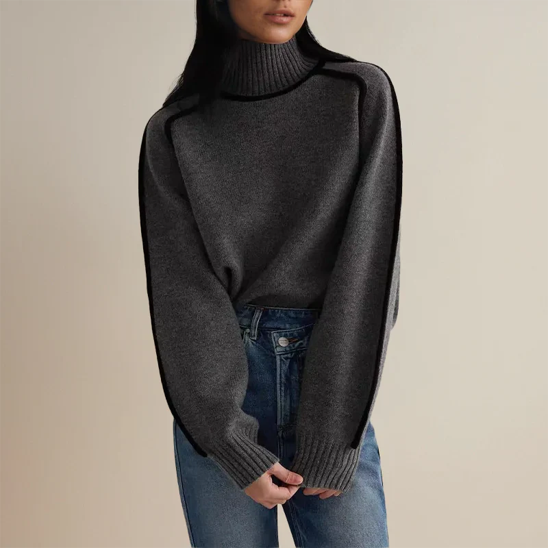 Amandine™ - Chic Turtleneck Sweater