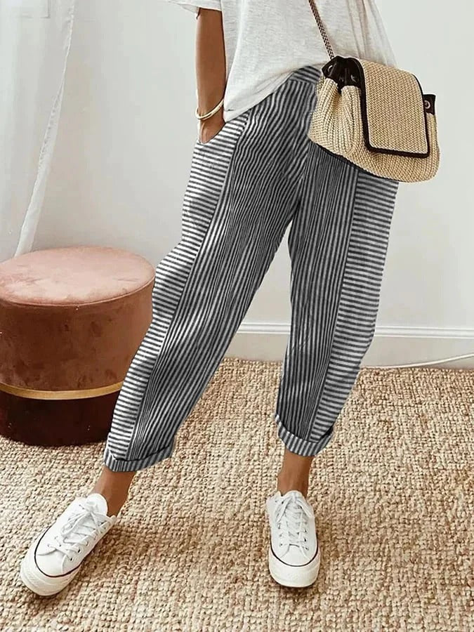 Tornelis™ | Elegant and Versatile Striped Pants