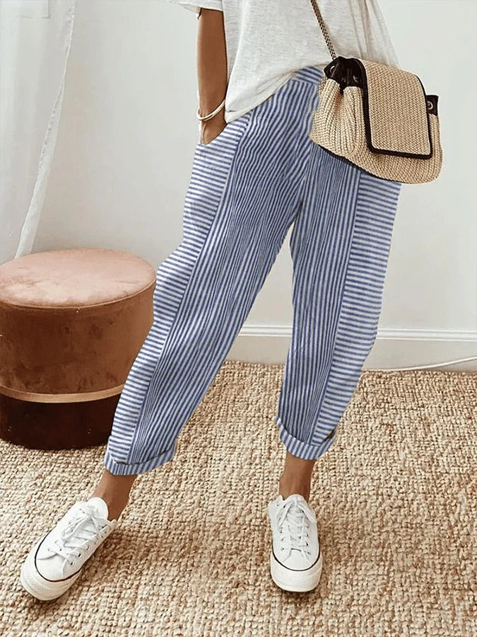 Tornelis™ | Elegant and Versatile Striped Pants