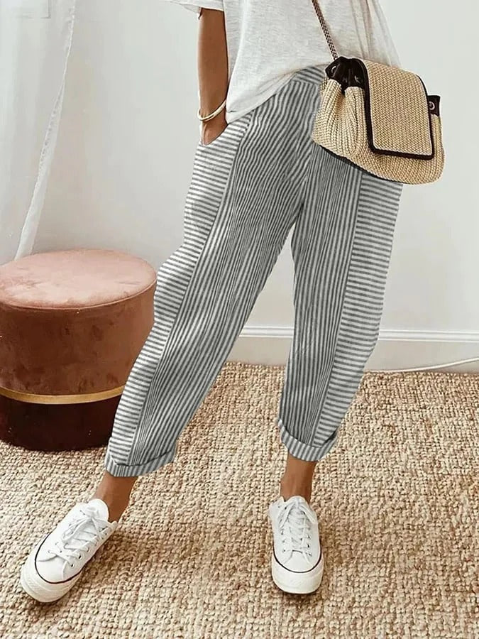 Tornelis™ | Elegant and Versatile Striped Pants