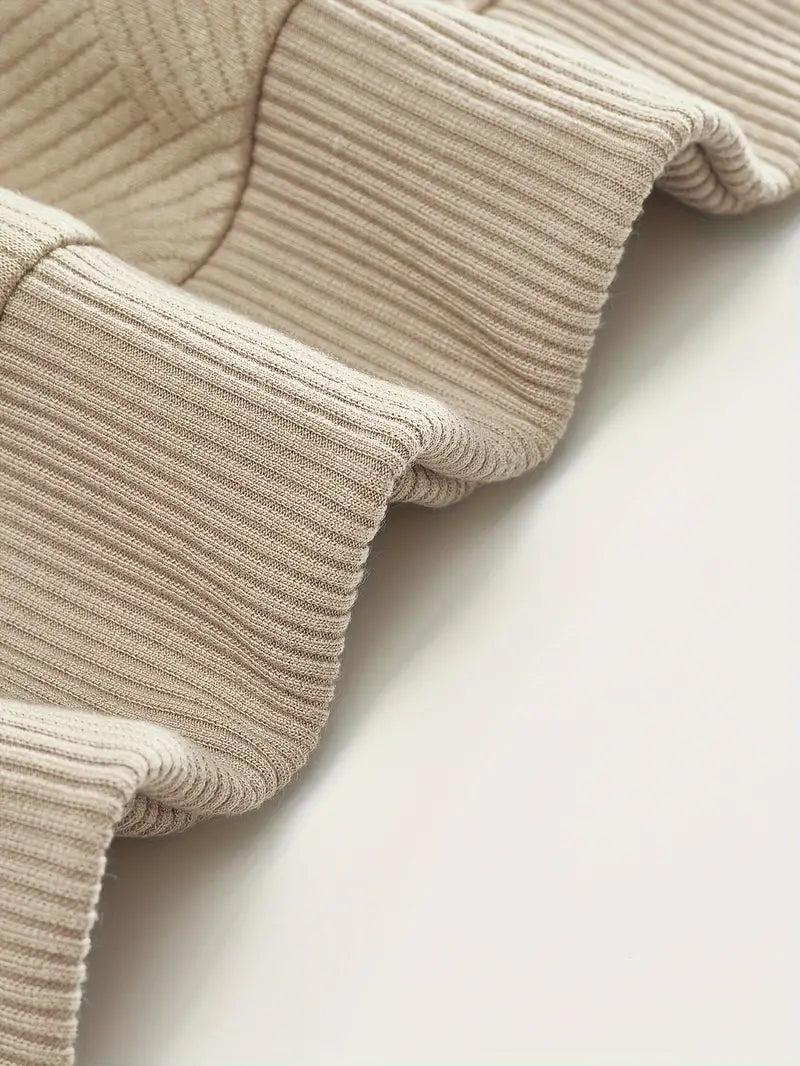 Vanessa™ | Vintage Zip-Up Sweater with Geometric Design