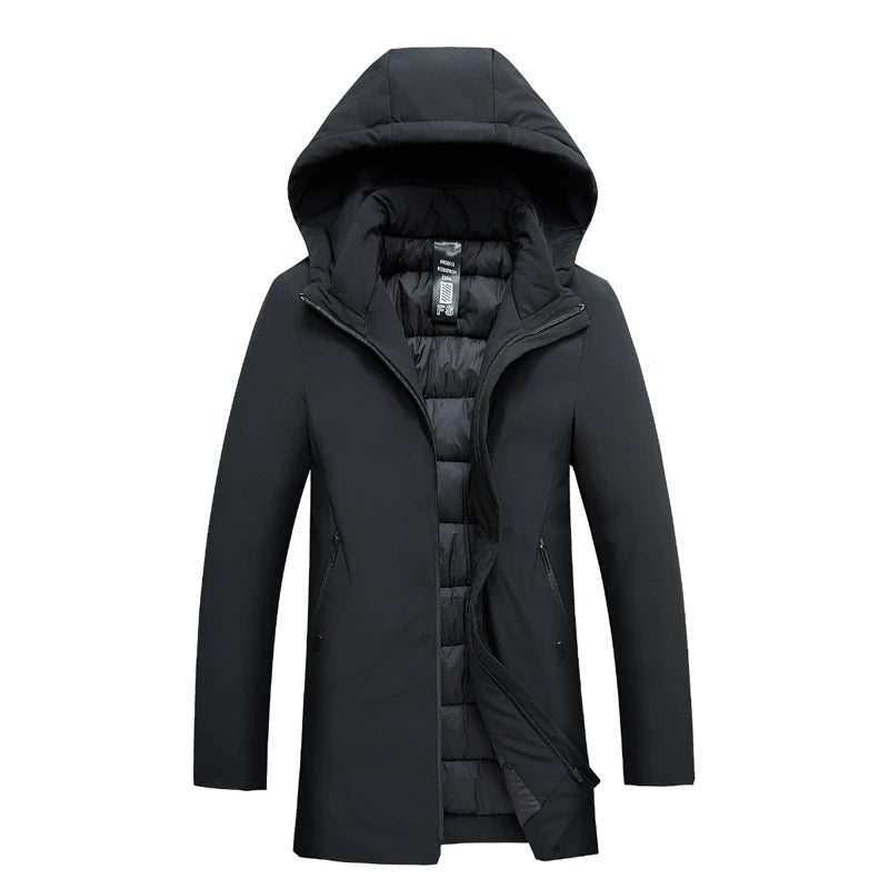 Vorentis™ | Elegant Winter Down Jacket with Hood