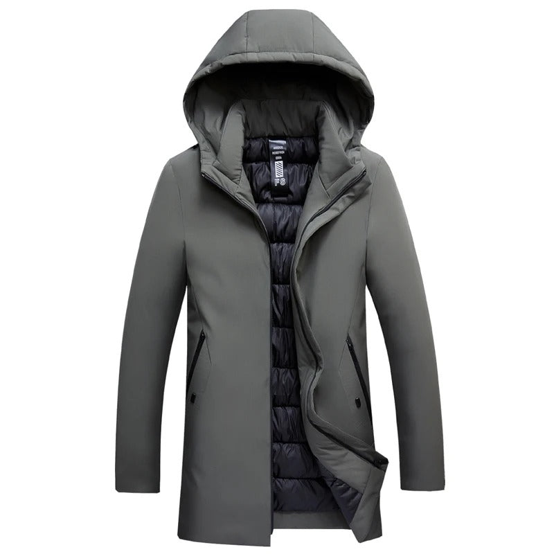 Vorentis™ | Elegant Winter Down Jacket with Hood