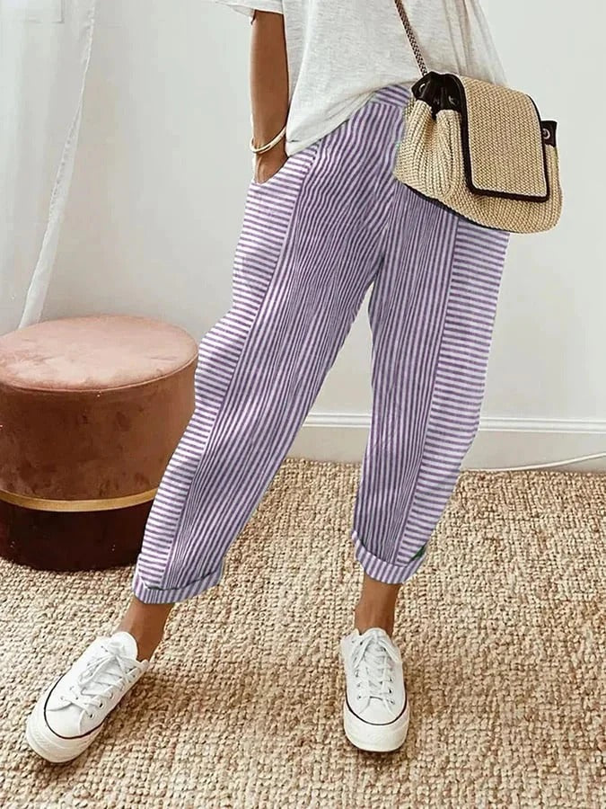 Tornelis™ | Elegant and Versatile Striped Pants