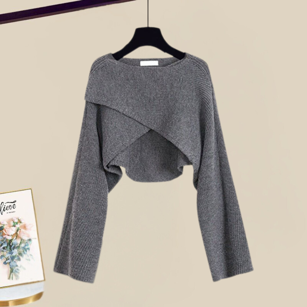 Zynova™ | Dress with Top Set